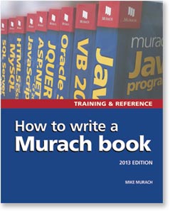 How to Write a Murach Book